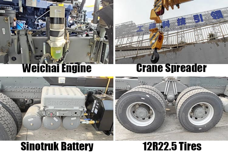 Sinotruck Howo Truck with Crane for Sale in Tanzania