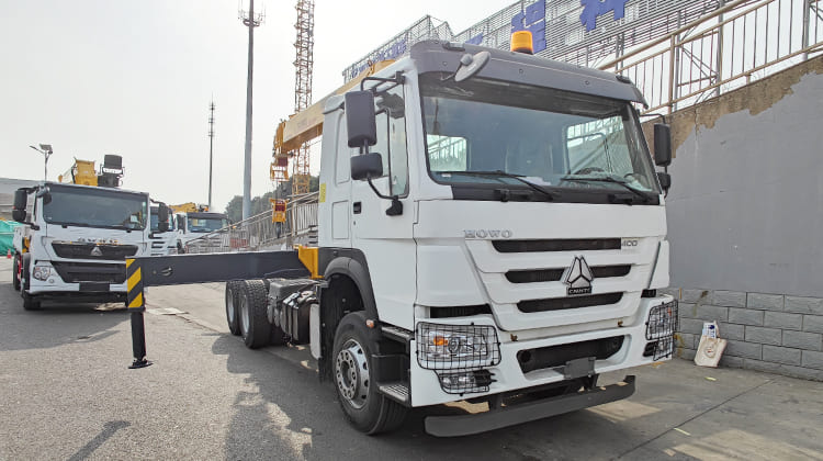 Sinotruck Howo Truck with Crane for Sale in Tanzania