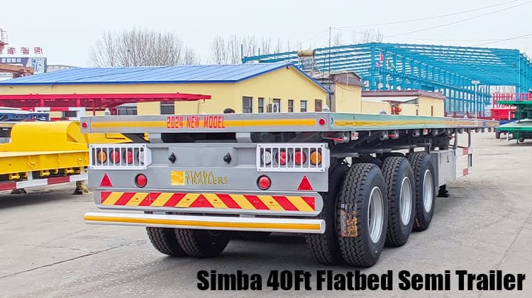 Simba 40Ft Flatbed Semi Trailer for Sale in Tanzania Dar es Salaam