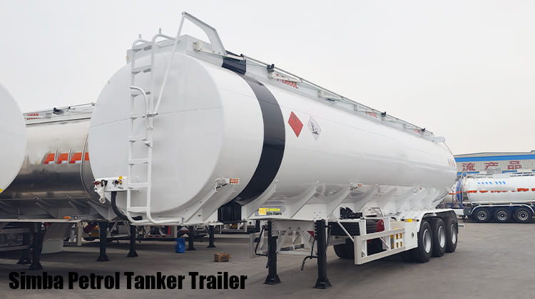 45000L Simba Petrol Tanker Trailer for Sale in Tanzania