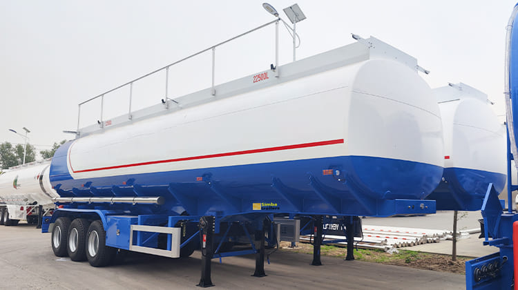 45000 Liters Simba Oil Tanker Semi Trailer for Sale in Tanzania