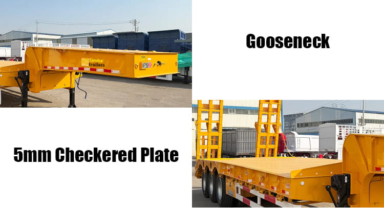 Simba Trailer Manufacturing Limited 60 Ton Low Bed Trailers Price in Tanzania