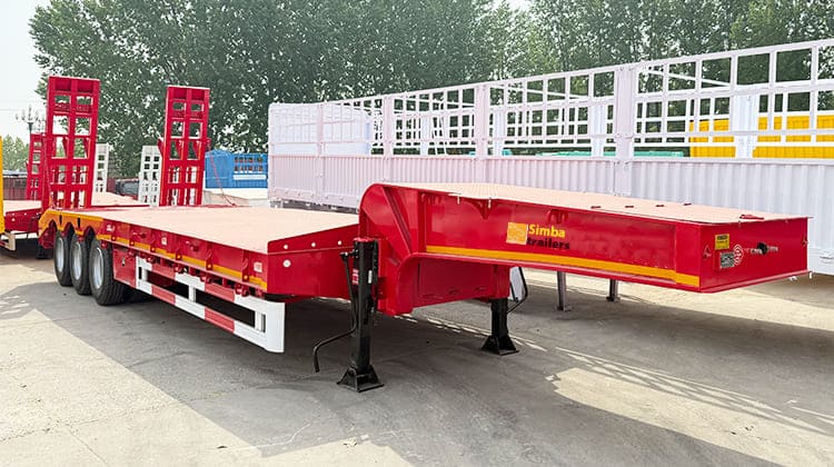 3 Axle Lowbed Trailer for Sale | Simba Trailer Manufacturing Limited Dar es Salaam