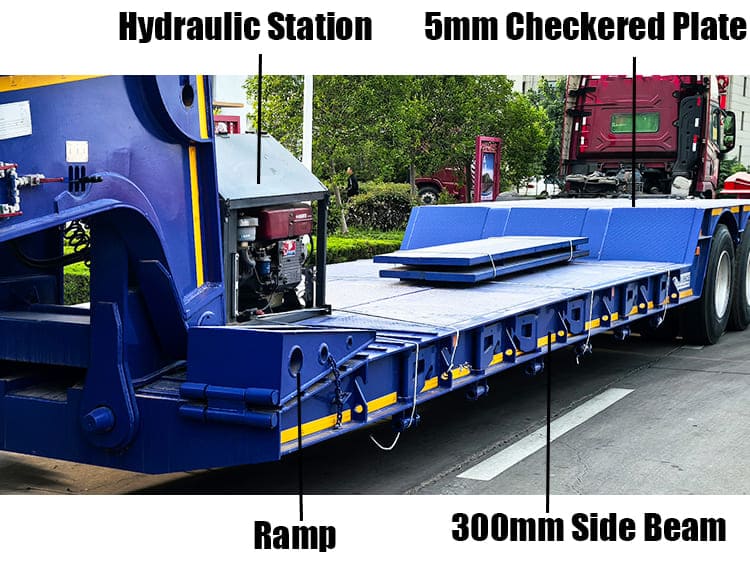 80 Ton Removable Gooseneck Trailer | RGN Trailer in Tanzania Dar Es Salaam