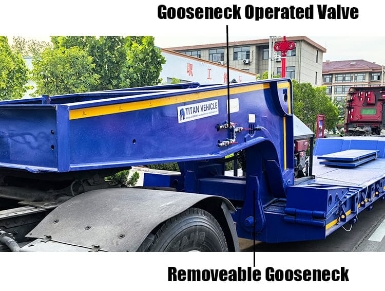 80 Ton Removable Gooseneck Trailer | RGN Trailer in Tanzania Dar Es Salaam