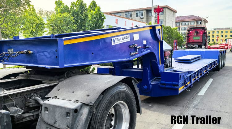 80 Ton Removable Gooseneck Trailer | RGN Trailer in Tanzania Dar Es Salaam