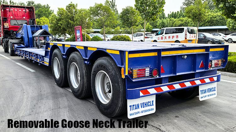 80 Ton Removable Gooseneck Trailer | RGN Trailer in Tanzania Dar Es Salaam
