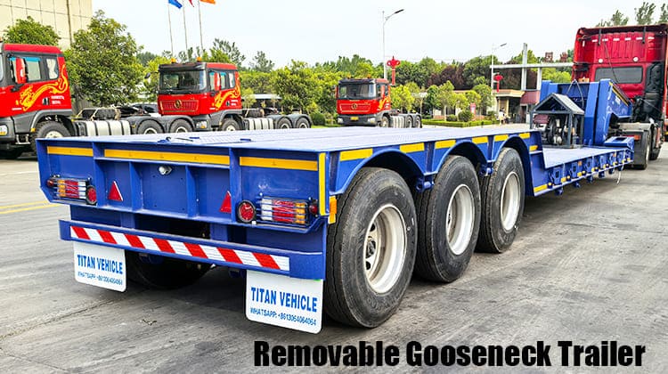 80 Ton Removable Gooseneck Trailer | RGN Trailer in Tanzania Dar Es Salaam