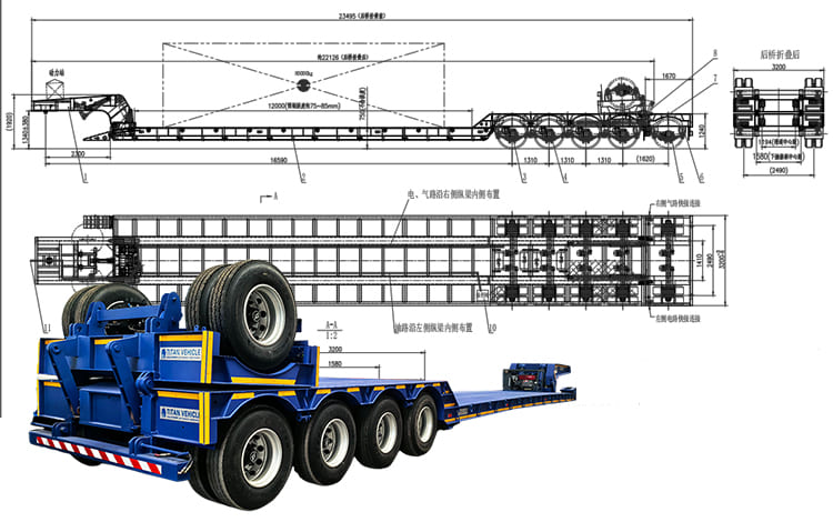 5 Axle Hydraulic Detach Gooseneck Trailers for Sale in Dar es Salaam