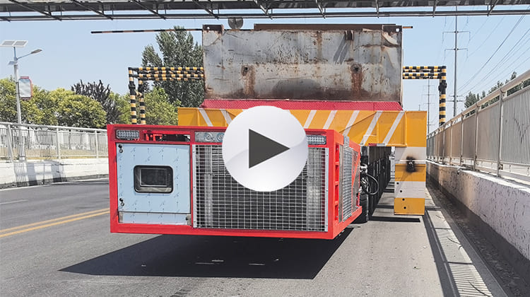 Self Propelled Modular Transporter SPMT Trailer for Sale in Tanzania 