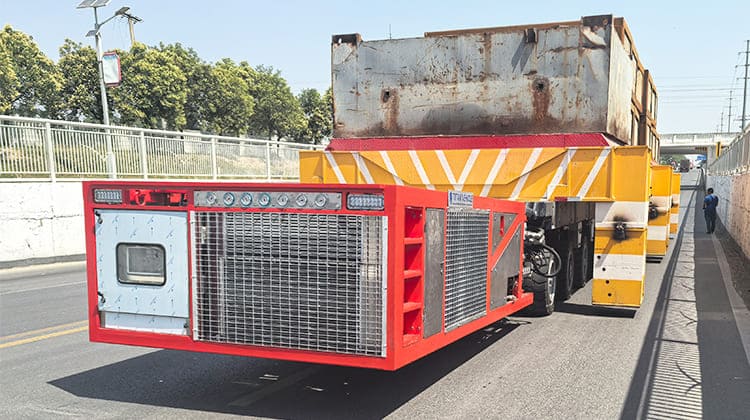 Self Propelled Modular Transporter SPMT Trailer for Sale in Tanzania 