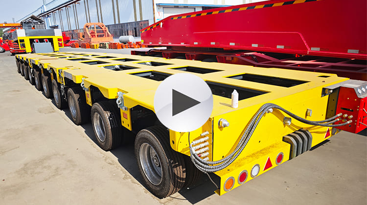 Goldhofer Multi Axle Modular Trailer SPMT in Dar es Salaam Tanzania
