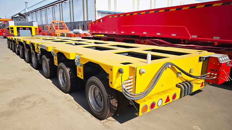 Goldhofer Multi Axle Modular Trailer SPMT in Dar es Salaam Tanzania