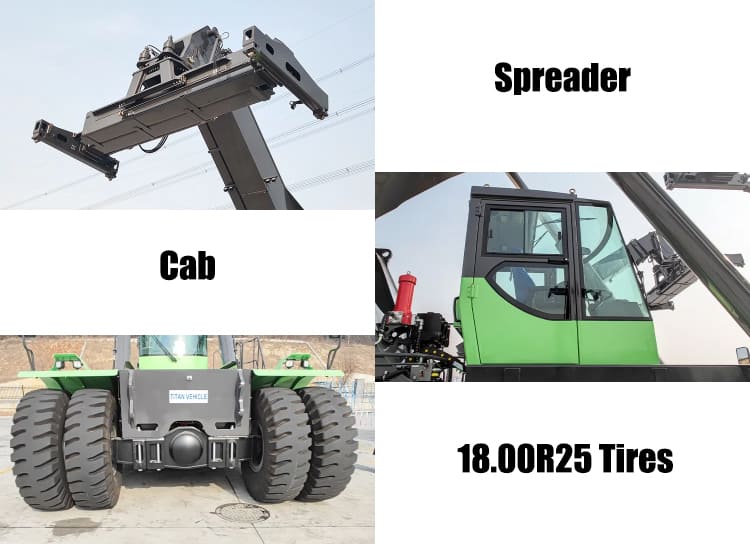 45T Reach Container Stacker Handler for Sale in Congo