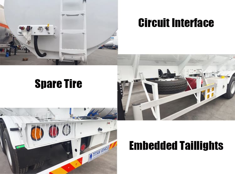 Tri Axle Petrol Tanker Trailer Price for Sale in Dar es Salaam Tanzania