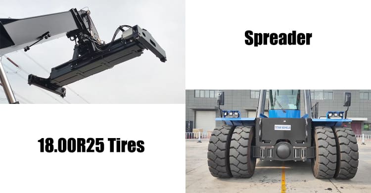 Container Lifter Reach Stacker Machine for Sale in Congo