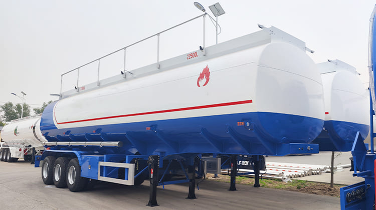 45000 Liters Oil Tanker Semi Trailer in Dar es Salaam Tanzania 