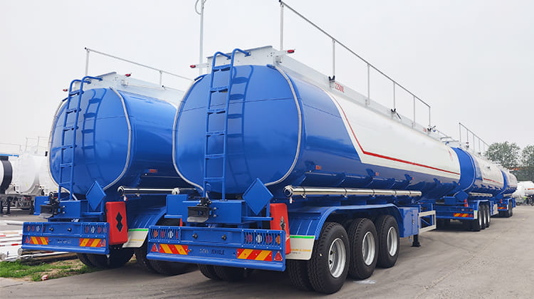 45000 Liters Oil Tanker Semi Trailer in Dar es Salaam Tanzania 