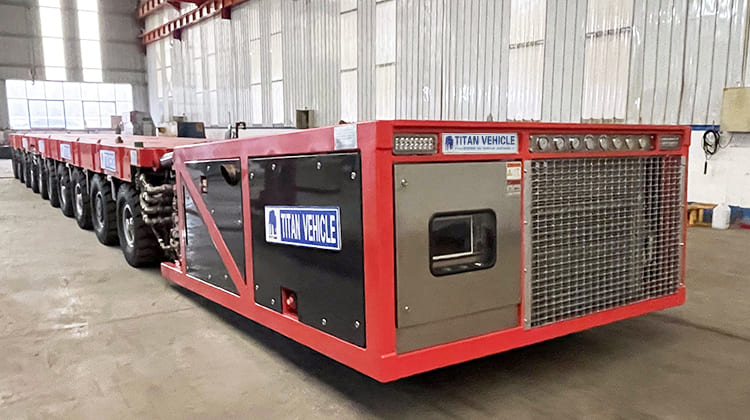 Self Propelled Modular Transporter SPMT Trailer in Dar es Salaam