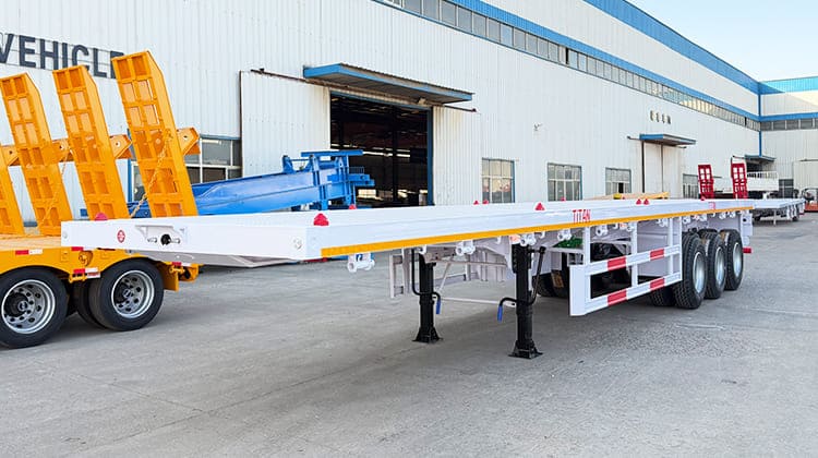 Tri Axle Flat Bed Trailers for Sale Near Me in Dar Es Salaam