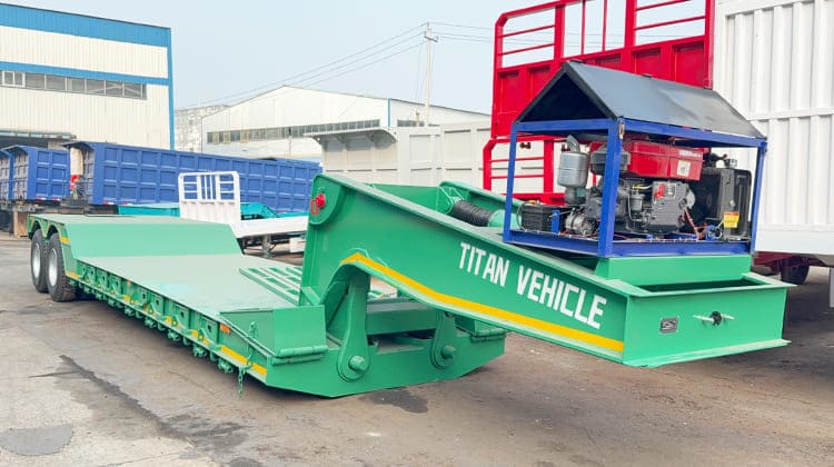 60 Ton Gooseneck Lowboy Trailer for Sale in Dar Es Salaam