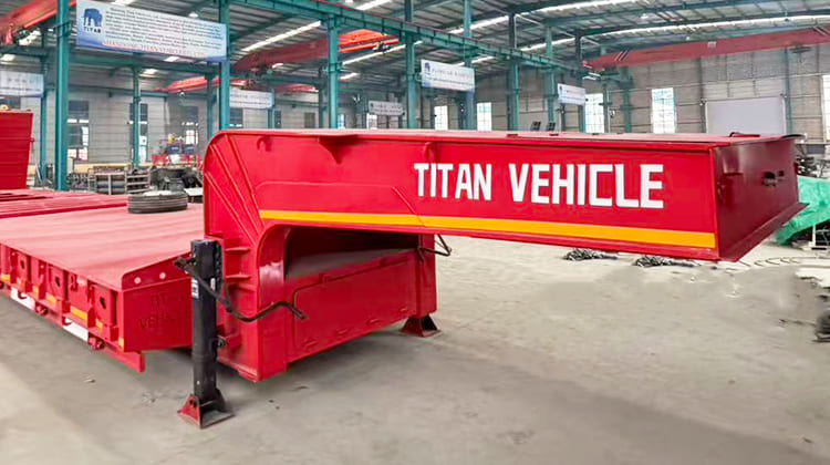 4 Line 8 Axle Semi Low Loader Trailer for Sale in Tanzania