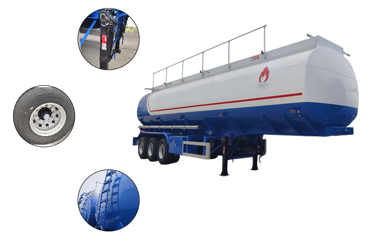 45000 Liters Oil Tanker Semi Trailer in Dar es Salaam Tanzania