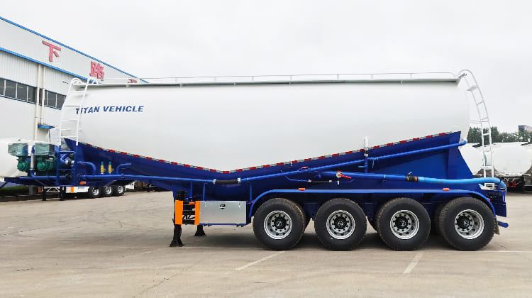 4 Axle Dry Bulker Cement Tanker Trailer Price for Sale in Tanzania