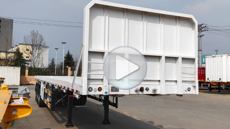 Tri Axle CIMC Flatbed Trailer for Sale in Dar es Salaam  