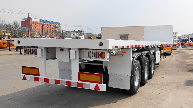 Tri Axle CIMC Flatbed Trailer for Sale in Dar es Salaam  