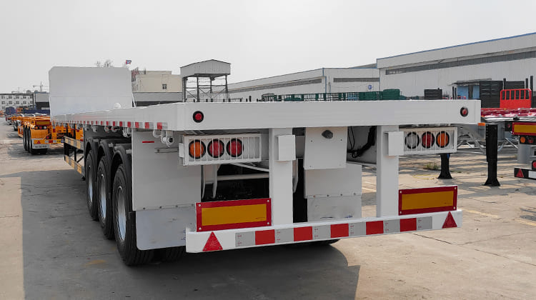 Tri Axle CIMC Flatbed Trailer for Sale in Dar es Salaam  