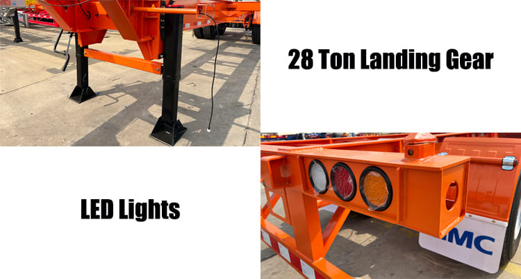 CIMC Trailer Manufacturer | New Container Skeletal Trailers for Sale in Tanzania