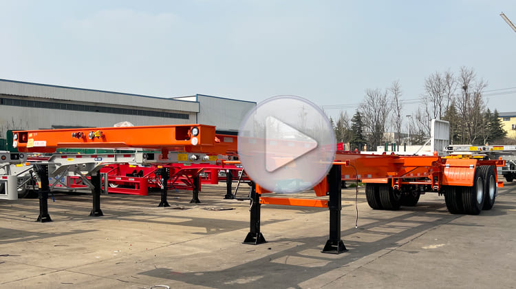 CIMC Trailer Manufacturer | New Container Skeletal Trailers for Sale in Tanzania