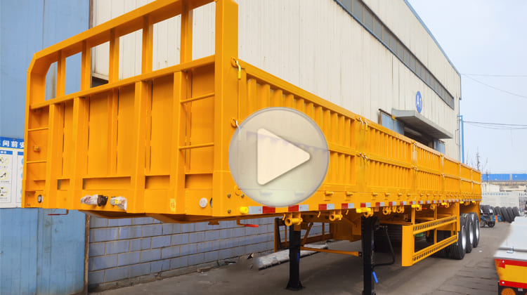 CIMC Trailer with Side Walls | Side Wall Trailer CIMC in Tanzania
