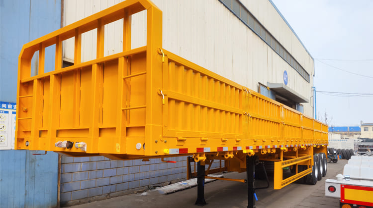 CIMC Trailer with Side Walls | Side Wall Trailer CIMC in Tanzania