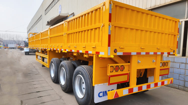 CIMC Trailer with Side Walls | Side Wall Trailer CIMC in Tanzania