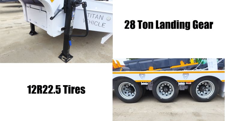 Simba Trailer Tanzania - 3 Axle Low Loader Trailer for Sale