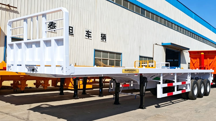 Superdoll Trailer Price in Tanzania - Tri Axle Flatbed Trailer