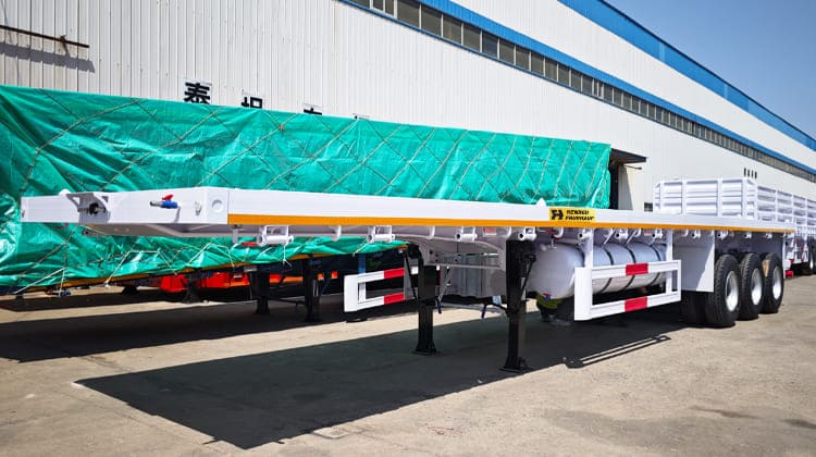 3 Axle Flatbed Henred Fruehauf Trailers for Sale in Zambia