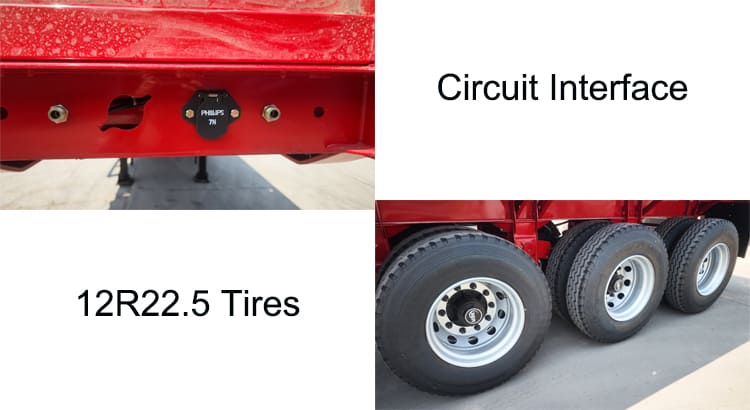 Henred Fruehauf Zambia Tri Axle Flatbed Trailer Prices for Sale 
