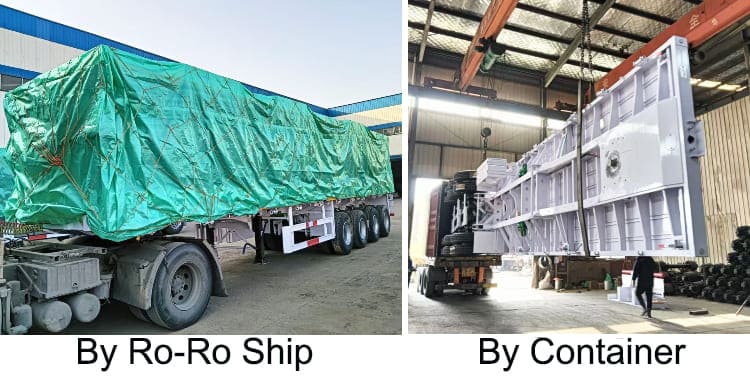 Henred Fruehauf 4 Axle Flatbed Semi Truck Trailer for Sales in Zambia