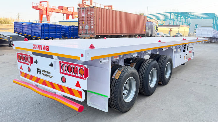 Henred Fruehauf Trailers Pty Ltd - Tri Axle Flat Deck Semi Trailer for Sale in Zambia