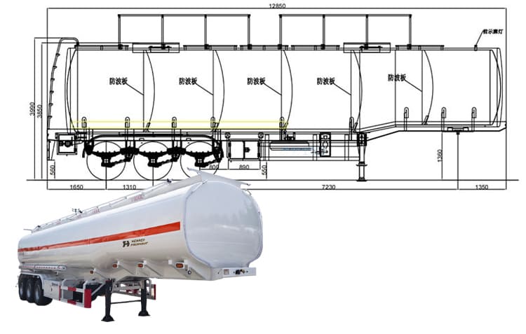 Henred Fruehauf Trailers Pty Ltd - 45000 L Crude Oil Tanker Trailer for Sale in Zambia