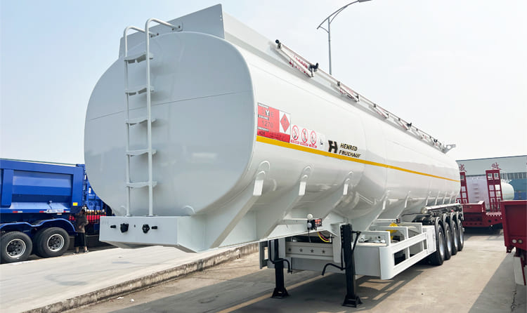 Henred 54000 Liters Heavy Fuel Tanker Semi Trailer for Sale in Zambia