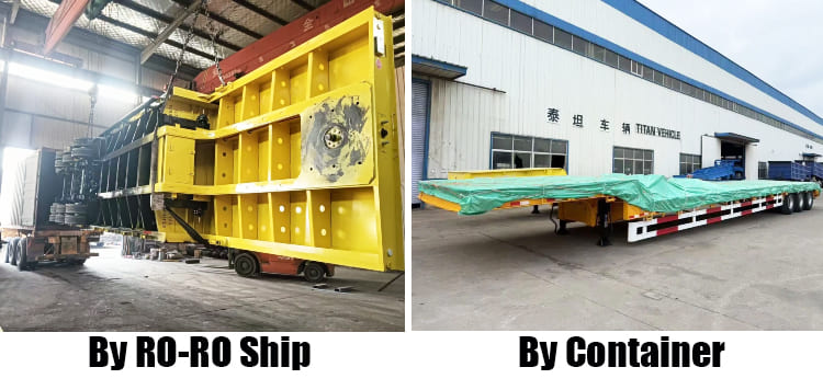 CIMC Semi Trailer VS Titan Vehicle Low Loader Semi Trailer for Sale in Tanzania