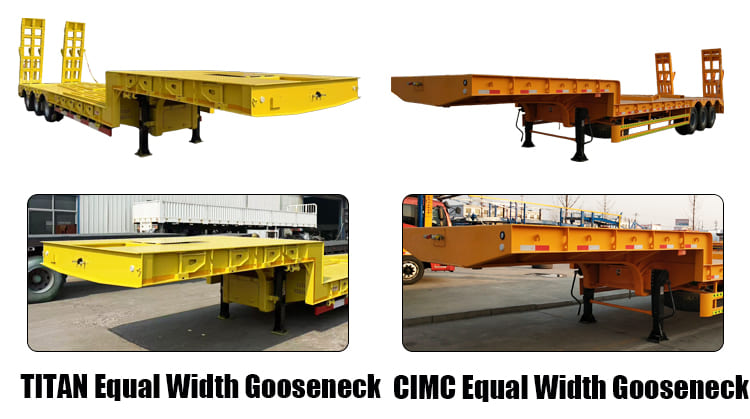 CIMC Semi Trailer VS Titan Vehicle Low Loader Semi Trailer for Sale in Tanzania