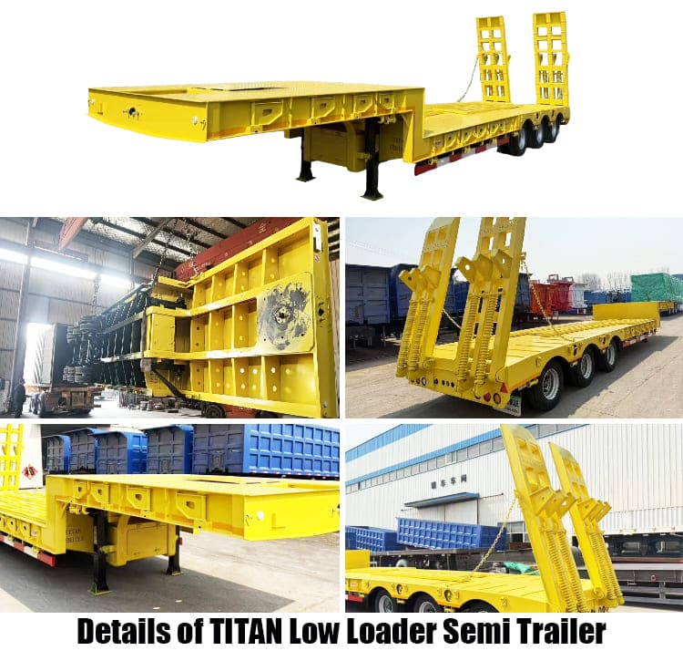 CIMC Semi Trailer VS Titan Vehicle Low Loader Semi Trailer for Sale in Tanzania