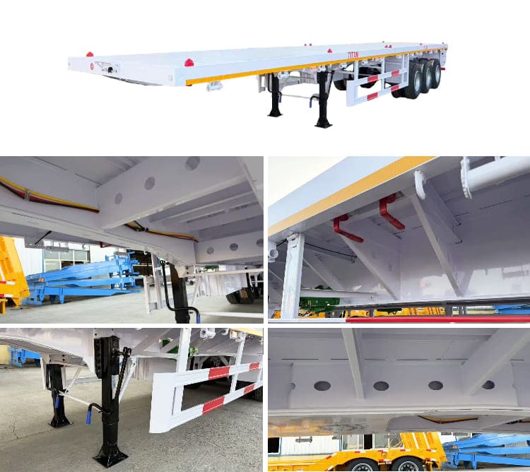 Superdoll Trailer Manufacture VS Titan Flatbed Trailer Prices for Sale in Dar es Salaam