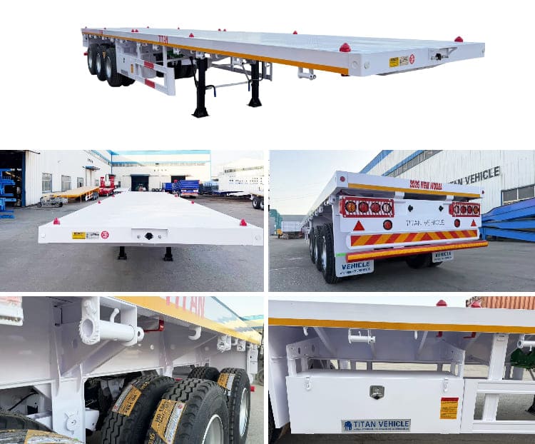 Superdoll Trailer Manufacture VS Titan Flatbed Trailer Prices for Sale in Dar es Salaam