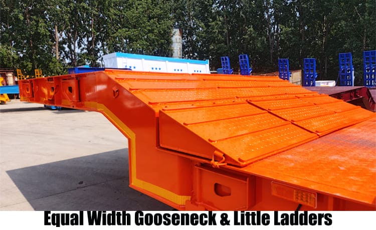 2 Axle 40Ft Low Bed Truck Trailer Price in Dar es Salaam